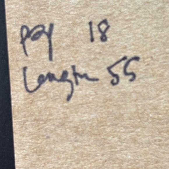 90s vintage boho blue striped maxi dress - Picture 8 of 8